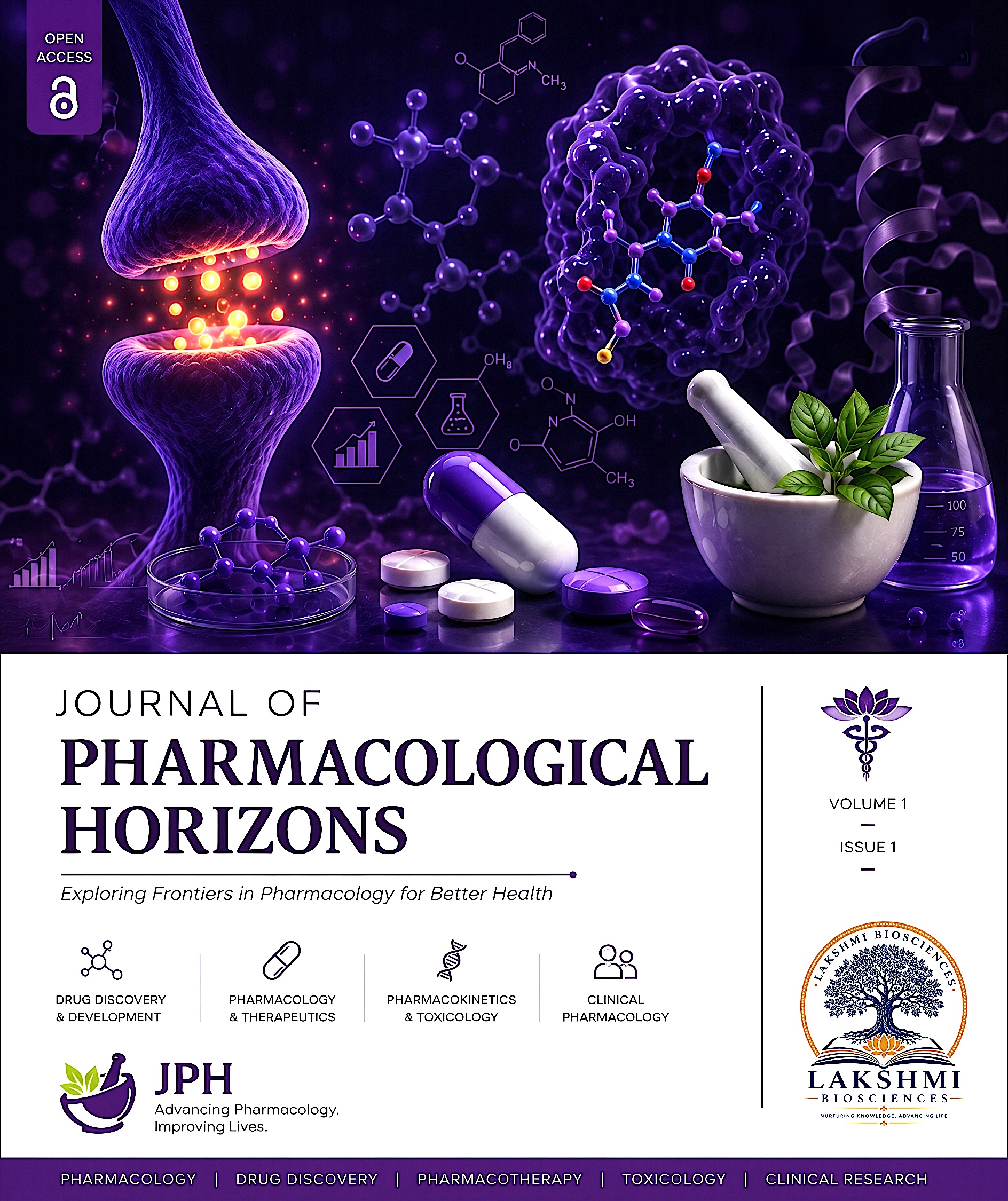 Journal of Pharmacological Horizons (JPH), Volume 1 Issue 1, June 2026, published by Lakshmi Biosciences